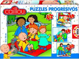 puzzle progresivo de caillou